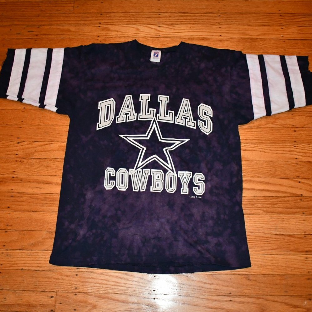 ⭐Dallas Short Sleeve Cut Tee🏈 - Picture 1 of 12